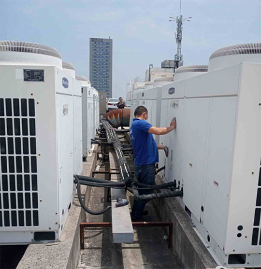 成都市中央空调制热和不制冷系统维修方法